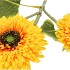 SILK SUNFLOWER YELLOW SINGLE STEM 83CM