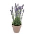 SILK LAVENDER PURPLE POT TERRA L 32X32X53CM