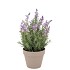SILK LAVENDER PURPLE POT TERRA  L 33X33X49CM