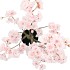 SILK CHERRY BLOSSOM TREE LIGHT PINK 90CM