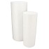 BLISS WHITE STAND S/2 ROUND 30X30X80/38X38X100CM