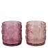 MILLE SAND/OLD PINK T-LIGHT 9X9X10CM NM