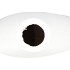 JILL WHITE VASE OVAL 20X40X73CM NM