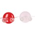 XELLY RED/PINK METAL RACK HEART VASE ASS 14X10X22