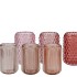 ROMAN OLD PINK T-LIGHT BUBBLE ASS 9X13CM
