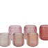 ROMAN OLD PINK T-LIGHT BUBBLE ASS 9X9CM