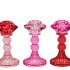 KISS PINK CANDLE H ASS 8X15CM NM