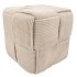 STRIPE SAND POOF LAYERS 45X45CM