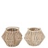 CRUZ SAND LANTERN FLOWER ASS 10X16X11CM