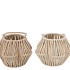 CRUZ SAND LANTERN FLOWER ASS 11X20X14CM