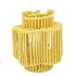 CRUZ YELLOW LANTERN FLOWER LONG 10X18X20CM