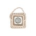 CRUZ SAND LANTERN SQUARE ROPE 13X19X24CM