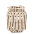CRUZ SAND LANTERN SQUARE ROPE 15X22X29CM