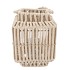 CRUZ SAND LANTERN SQUARE ROPE 17X25X34CM