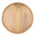 MUMBAI MANGO WOODEN TRAY ROUND EDGE 45X45X3CM