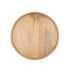 MUMBAI MANGO WOODEN TRAY ROUND EDGE 35X35X3CM