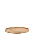 MUMBAI MANGO WOODEN TRAY ROUND EDGE 25X25X3CM