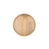MUMBAI MANGO WOODEN TRAY ROUND EDGE 21X21X3CM