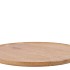 MUMBAI MANGO WOODEN TRAY ROUND SMALL EDGE 50X50X2CM