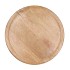 MUMBAI MANGO WOODEN TRAY ROUND SMALL EDGE 50X50X2CM