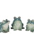 ZOE GREEN FROG ASS 18X16X18CM NM