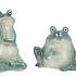 ZOE GREEN FROG ASS 11X12X19CM NM