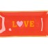 PLATE RECTANGLE LOVE 20X10X2CM