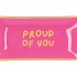 PLATE RECTANGLE PROUD OF YOU 20X10X2CM