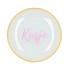 PLATE ROUND KUSJE 18X18X2CM