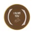 PLATE ROUND I OLIVE YOU 18X18X2CM