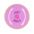 PLATE ROUND JUST SMILE 18X18X2CM