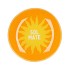 PLATE ROUND SUN 18X18X2CM