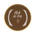 PLATE ROUND PLUK DE DAG 18X18X2CM