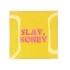 PLATE SQUARE SLAY, HONEY 18X18X2CM