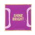 PLATE SQUARE SHINE BRIGHT 18X18X2CM