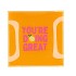PLATE SQUARE YOU'RE DOING GREAT 18X18X2CM