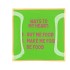 PLATE SQUARE WAY TO MY HEART 18X18X2CM