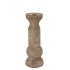 FLORENCE ANTIQUE BRONZE CANDLE HOLDER 11X11X29CM