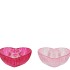 AMOUR FUCHSIA MIX CANDLE H HEART ASS 9X8X4CM