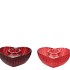 AMOUR RED MIX CANDLE H HEART ASS 9X8X4CM