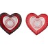AMOUR RED MIX CANDLE H HEART ASS 9X8X4CM