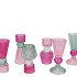 ROMAN TWIST PINK T-LIGHT ASS 8X13CM NM