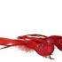 DECO SHINE BIRD CLIP JOLLY RED 16CM P/2