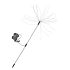 LED SHINE BURST GARDEN STAKE 150 LED TIMER EX BATTERY 46X90