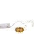 LED SHINE LIGHT CHAIN 80LED TIMER EXCL BATTERY 395+10CM GOLD