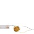 LED SHINE LIGHT CHAIN 100LED TIMER EX BATTERY 495+10CM GOLD