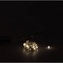 LED SHINE LIGHT CHAIN 80LED TIMER EX BATTERY 395+10CM COPPER