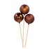 PICK SHINE BALL SCOTTISH COPPER GLITTER/SHINY/MATT 6X50 P/3