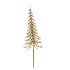 PICK SHINE CHRISTMAS TREE COZY GOLD 38CM P/24 NM