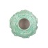 SHELLA GREEN VASE FISH 18X18X14CM
